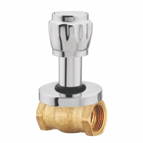Flush Cock 25mm Half Turn (Brass)